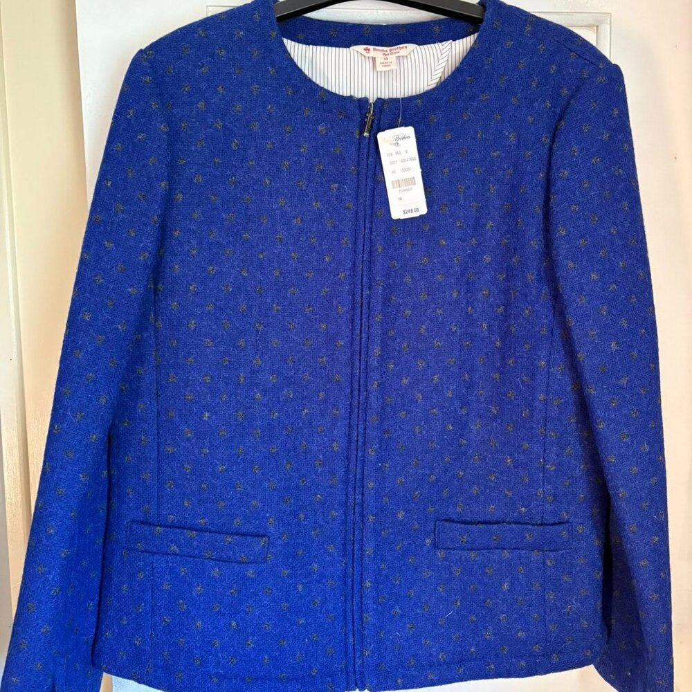 100% Wool Round neck Blazer